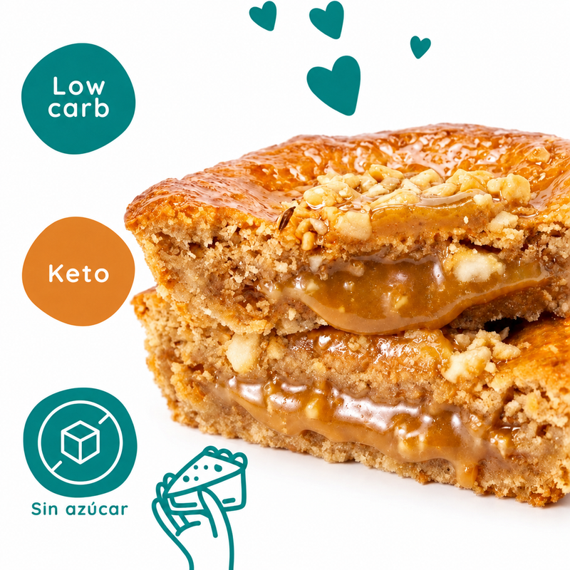 Keto cajeta pie